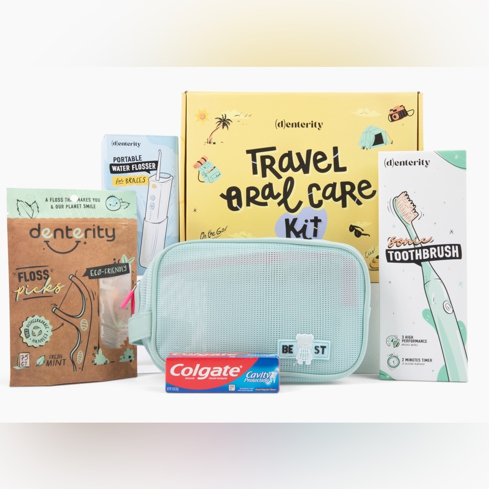 **Denterity Travel Oral Care Kit: Your Perfect On-the-Go Solution!**